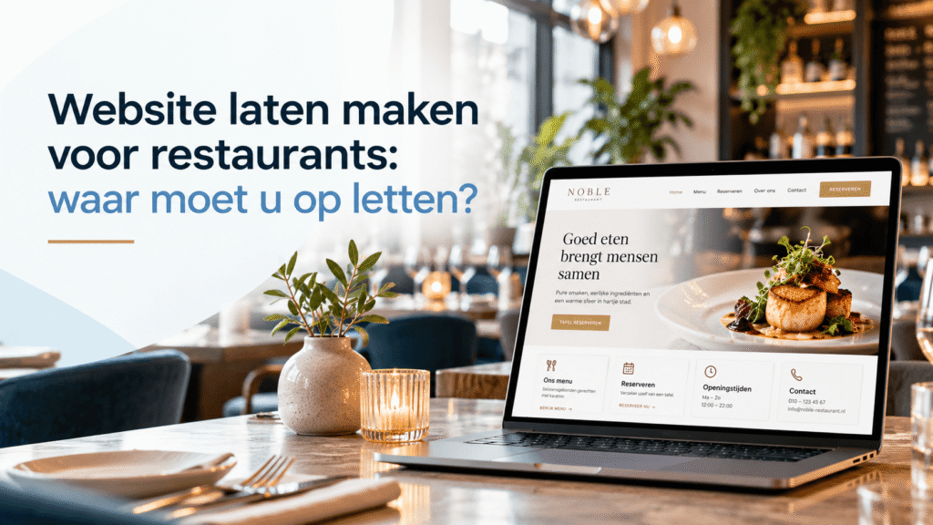 Website laten maken voor restaurants: waar moet u op letten?